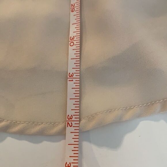 Astr dress mid length sleeves V-neck in back scoopneck in front almond color - Picture 7 of 7